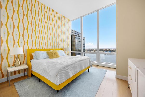 Bedroom, Interior, Water, Wood Texture Flooring