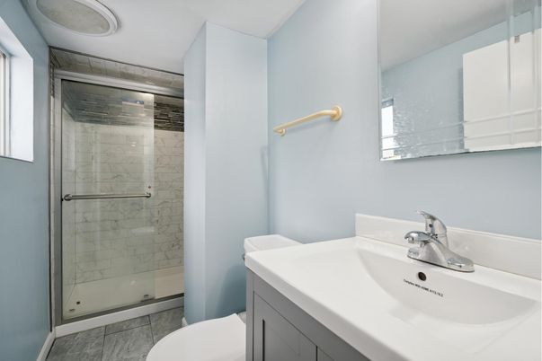 Bathroom, Glass Shower, Interior