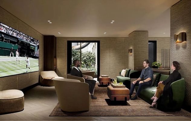Interior, Living room, Recessed Lighting