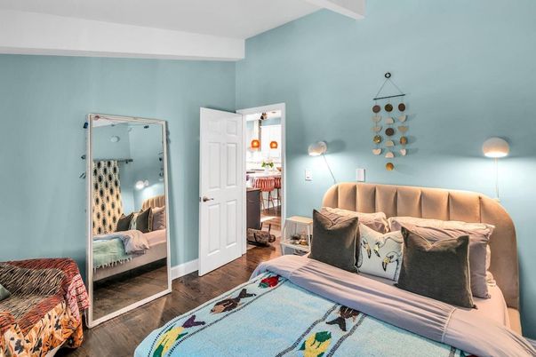 Bedroom, Interior, Wood Texture Flooring