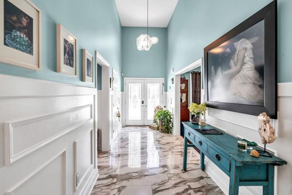 Interior, Marble, Pendant Lights