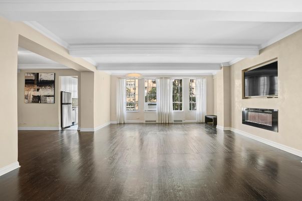 Empty room, Fireplace, Interior, Wood Texture Flooring