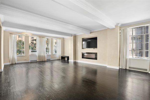 Empty room, Fireplace, Interior, Wood Texture Flooring