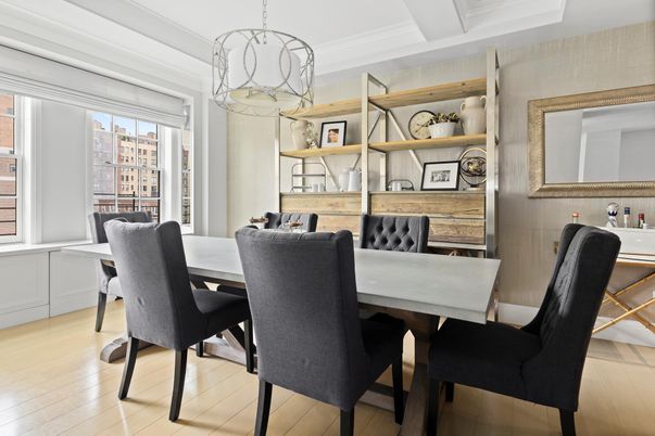 Dining room, Interior, Wood Texture Flooring