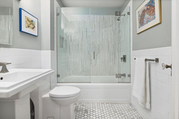 Bathroom, Glass Shower, Interior
