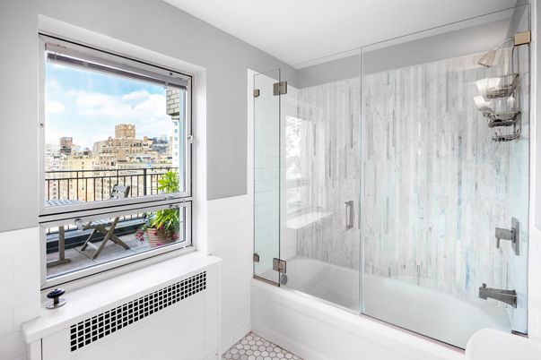 Bathroom, Glass Shower, Interior, Water