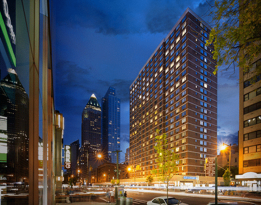 Exterior, Facade, Highrise