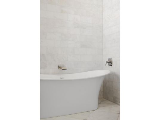 Bathroom, Free Standing Baths, Interior, Marble Walls