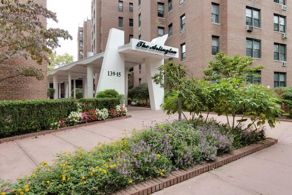 Exterior, Facade, Brick Facade, Condo Building