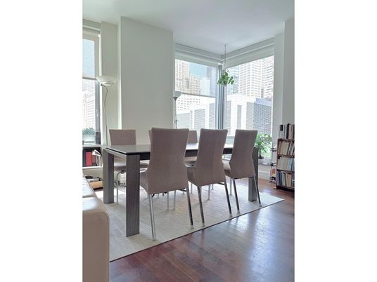 Dining room, Interior, Wood Texture Flooring