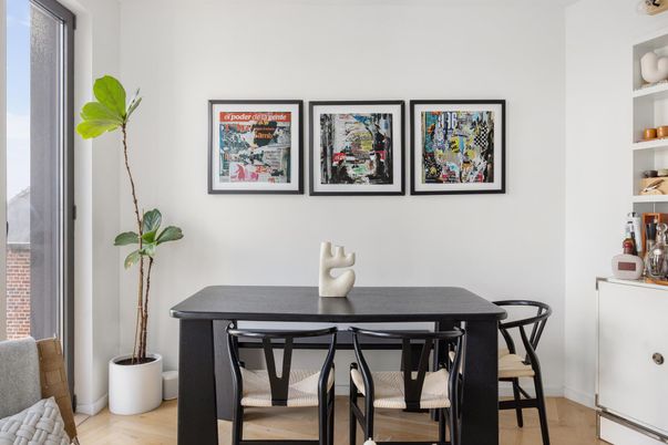 Dining room, Interior, Wood Texture Flooring