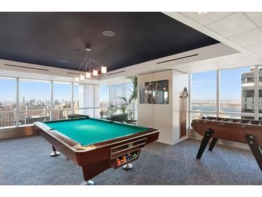 Billiard Table, Chandelier, Game Room, Interior, Pendant Lights, Water
