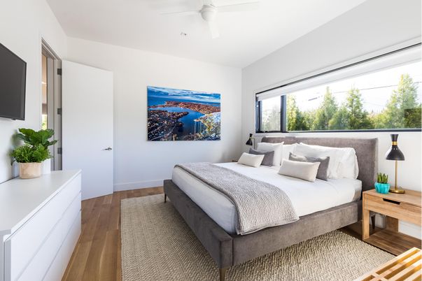 Bedroom, Interior, Wood Texture Flooring