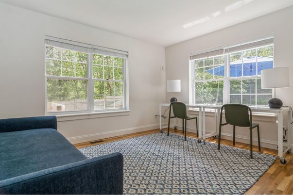 Home Office, Interior, Wood Texture Flooring