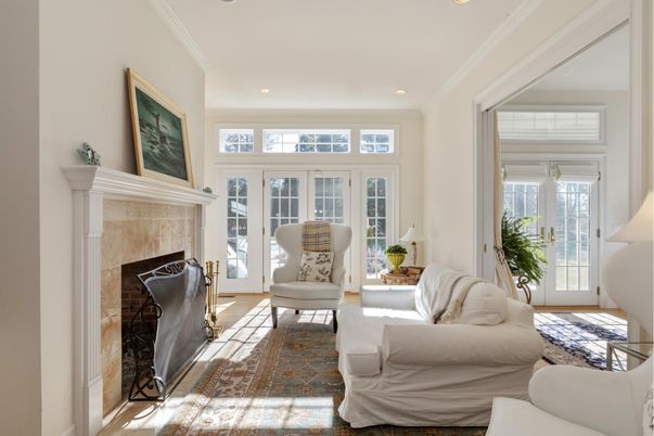 Fireplace, Interior, Living room, Recessed Lighting