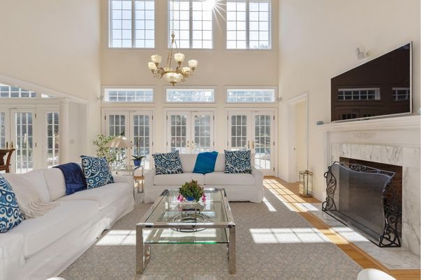 Chandelier, Fireplace, Interior, Living room, Wood Texture Flooring