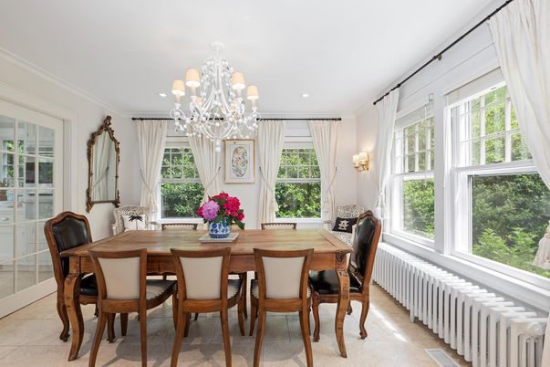 Chandelier, Dining room, Interior, Recessed Lighting