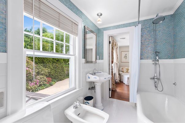 Bathroom, Interior, Wood Texture Flooring