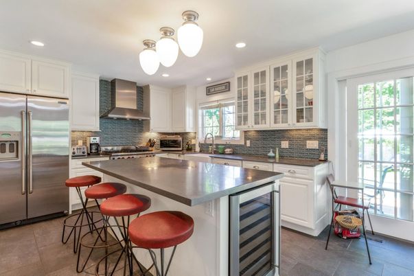 Interior, Kitchen, Recessed Lighting, Stainless Steel Appliances