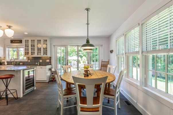 Dining room, Interior, Kitchen, Pendant Lights, Recessed Lighting