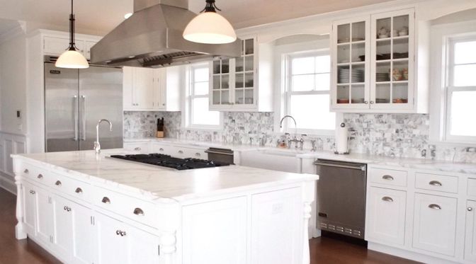 Interior, Kitchen, Pendant Lights, Stainless Steel Appliances, Wood Texture Flooring