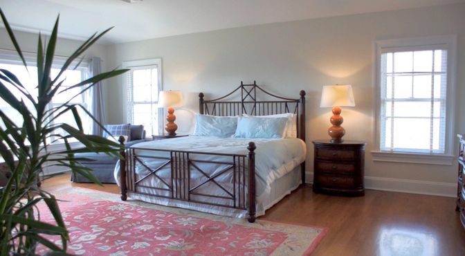 Bedroom, Interior, Wood Texture Flooring