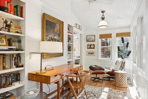 Home Office, Interior, Wood Texture Flooring