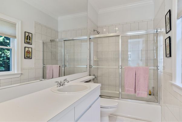 Bathroom, Glass Shower, Interior