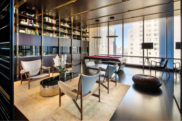 Billiard Table, Game Room, Interior