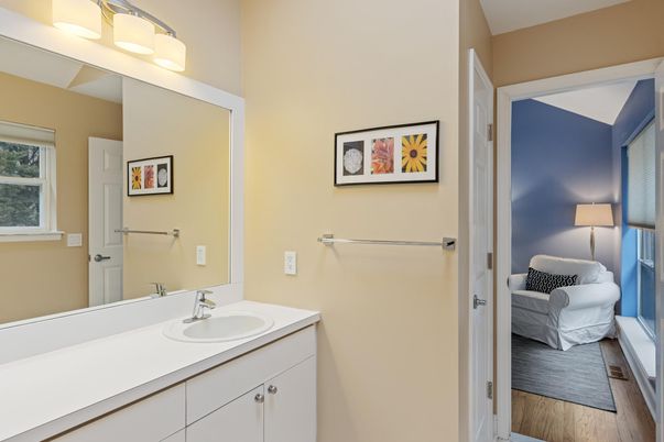 Bathroom, Interior, Wood Texture Flooring