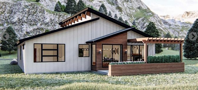 Backyard, Exterior, Facade, Farmhouse
