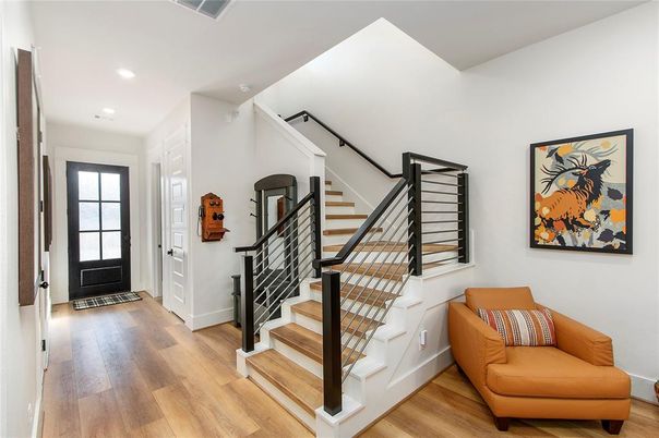 Interior, Recessed Lighting, Wood Texture Flooring