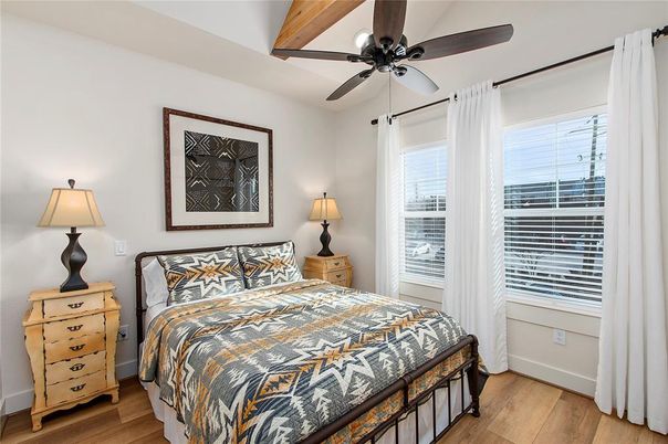 Bedroom, Interior, Wooden Beams, Wood Texture Flooring