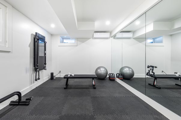 Fitness Equipment, Interior, Recessed Lighting