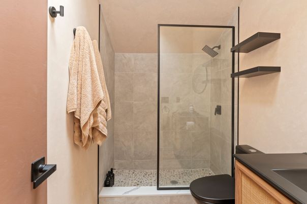 Bathroom, Glass Shower, Interior