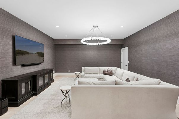 Chandelier, Interior, Living room, Pendant Lights, Recessed Lighting