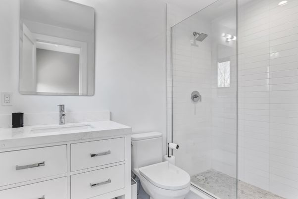 Bathroom, Glass Shower, Interior