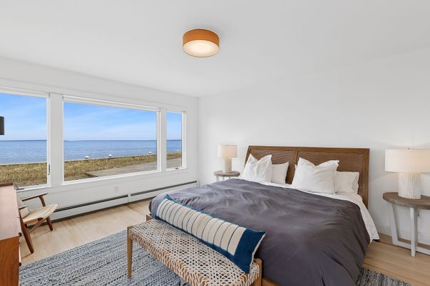 Bedroom, Interior, Water, Wood Texture Flooring