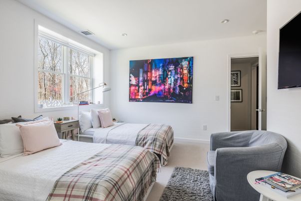 Bedroom, Interior, Recessed Lighting