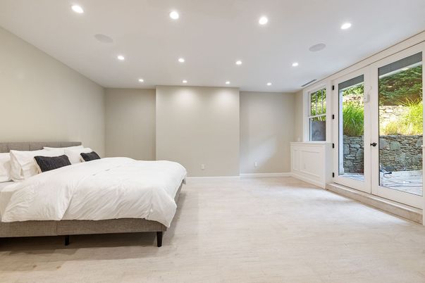 Bedroom, Interior, Recessed Lighting