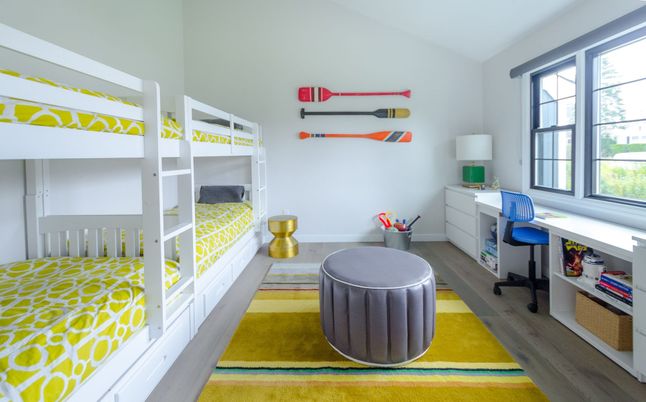 Bedroom, Home Office, Interior, Wood Texture Flooring
