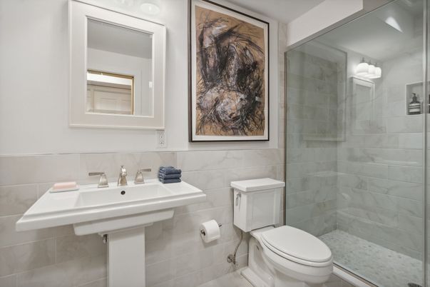 Bathroom, Glass Shower, Interior