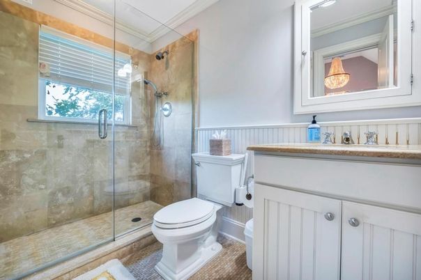 Bathroom, Glass Shower, Interior
