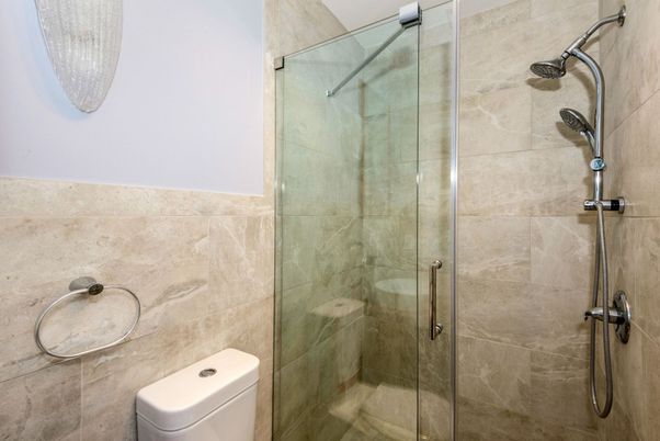 Bathroom, Glass Shower, Interior