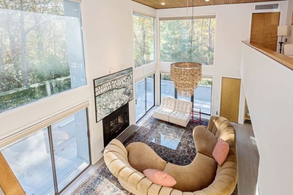 Fireplace, Interior, Living room, Recessed Lighting