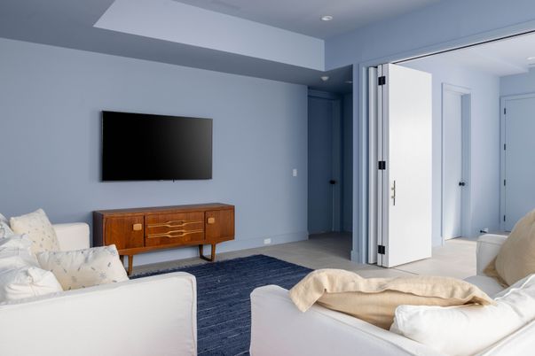 Interior, Living room, Recessed Lighting