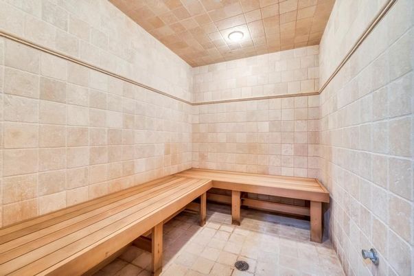 Interior, Sauna Room, Stone Walls