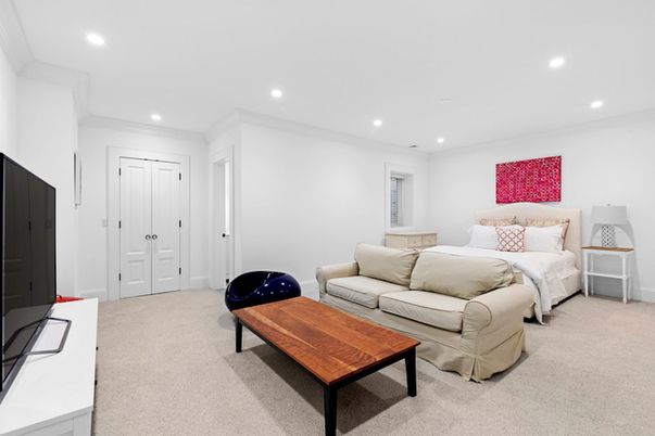 Bedroom, Interior, Recessed Lighting