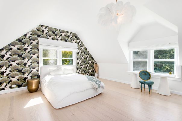 Bedroom, Interior, Wood Texture Flooring