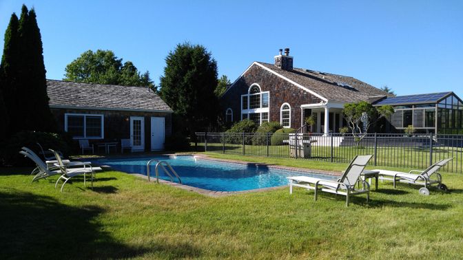 Backyard, Exterior, Pool, Solar Panels